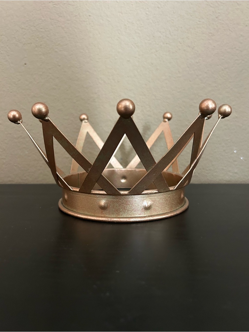 Gold decorative metal CROWN